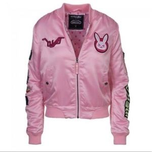 Overwatch Hana Song D.Va Patches Bomber Jacket